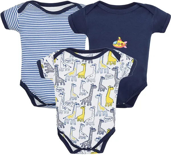 Pack_Of_3_Navy_Blue__Hosiery_Half_Sleeves_Round_Neck_Casual__Body_Suit_For_Baby_Boys
