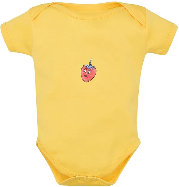 Pack_Of_3_Yellow_Hosiery_Half_Sleeves_Round_Neck_Casual_Body_Suit_Baby_Boys
