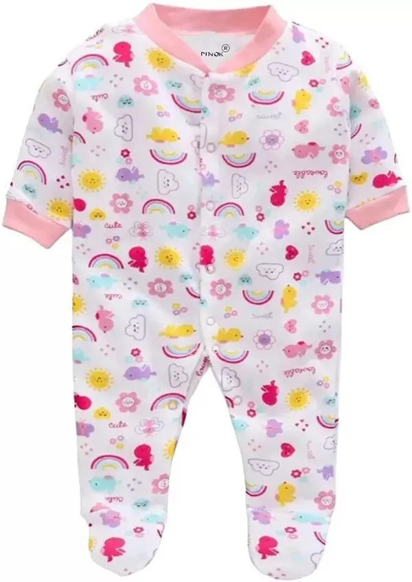 Pack_Of_3_Pink_Hosiery_PrintedFull_Sleeves_Romper_For_Baby_Boys_&_Baby_Girls