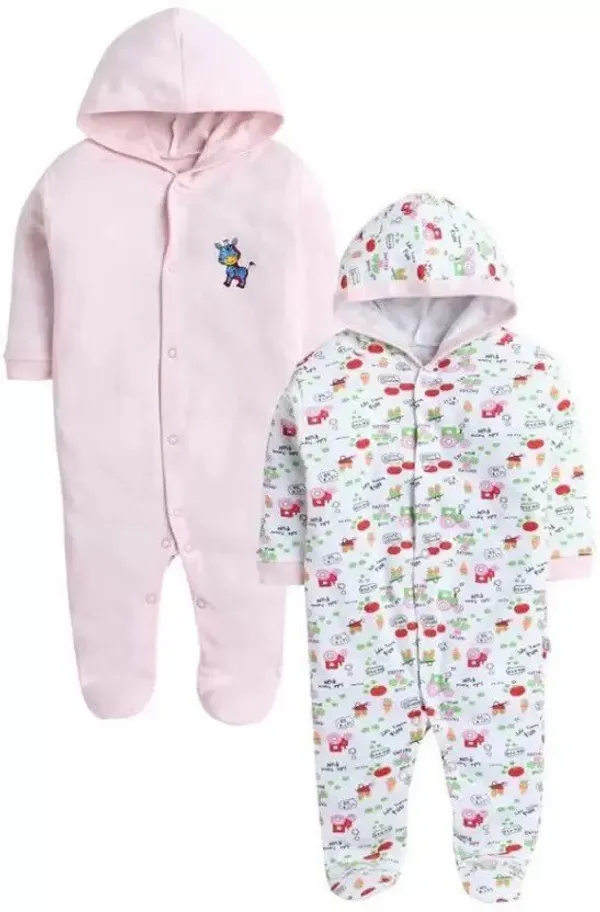 Pack_Of_2_Pink_Hosiery_PrintedFull_Sleeves_Romper_For_Baby_Boys_&_Baby_Girls