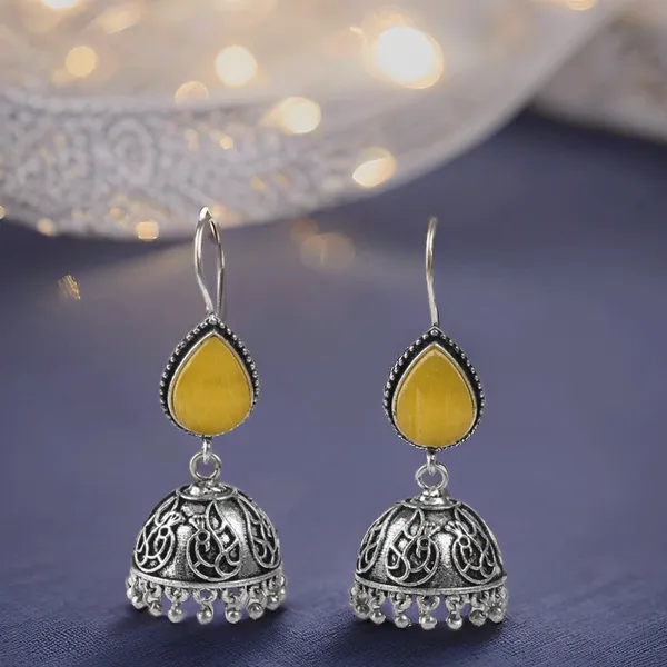 Oxidised_Silver_Plated_Jhumki_Jhumka_Ghungroo_Charm_Earring_for_Women
