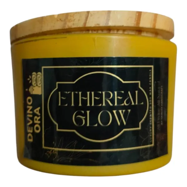 Eathreal_Glow_Mustard_Yellow_Soy_Wax_Scented_Candle_80G_Frosted_Glass_Jar_20_Hours_Burn_Time2_Wicks_For_An_Even_Burn_And_Better_Fragrance_Distribution