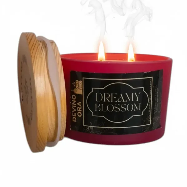DREAMY_BLOSSOM_Soy_Wax_Scented_Candle_80G_Frosted_Glass_Jar_20_Hours_Burn_Time2_Wicks_For_An_Even_Burn_And_Better_Fragrance_Distribution(_Pack_of_1)