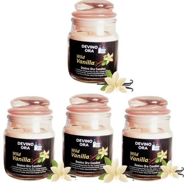 Wild_Vanilla_Transperent_Yanky_Jar_Scented_Candles_80_Gm_Up_To_20_Hours_Burn_Time_Smokeless_And_Non_Toxic_Candle_For_Home_Decor_And_Aromatherapy(Pack_of_4)