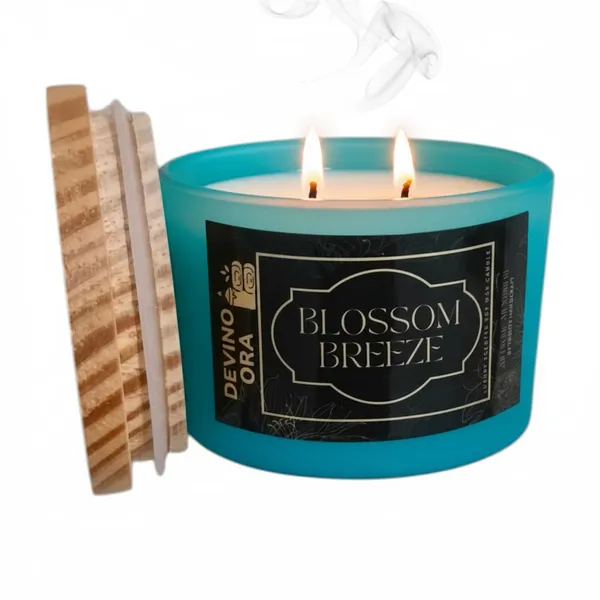BLOSSOM_BREEZE_Soy_Wax_Scented_Candle_80G_Frosted_Glass_Jar_20_Hours_Burn_Time2_Wicks_For_An_Even_Burn_And_Better_Fragrance_Distribution(_Pack_of_1)