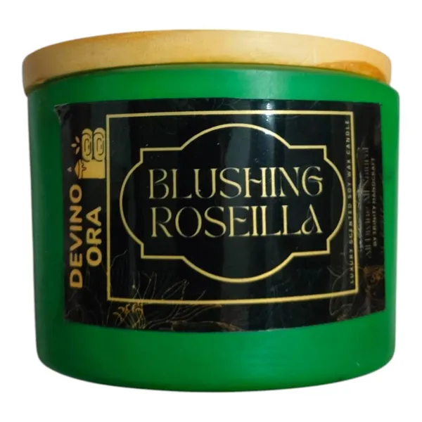 BLUSHING_ROSEILLA_Soy_Wax_Scented_Candle_80G_Frosted_Glass_Jar_20_Hours_Burn_Time2_Wicks_For_An_Even_Burn_And_Better_Fragrance_Distribution_(_Pack_of_1)