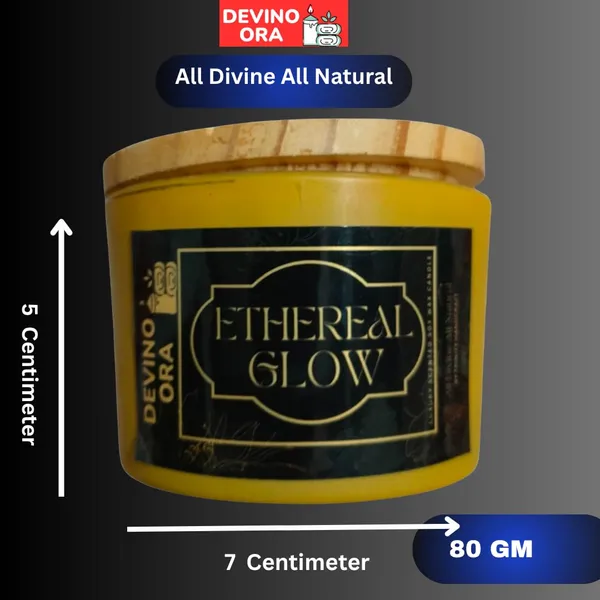 ETHEREAL_GLOW_Soy_Wax_Scented_Candle_80G_Frosted_Glass_Jar_20_Hours_Burn_Time2_Wicks_For_An_Even_Burn_And_Better_Fragrance_Distribution(_Pack_of_1)