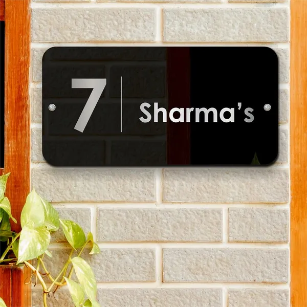 Black_Acrylic_Name_Plate_For_Home,_Office_&_Outdoor_Entrance(Size_10_x_5_Inch,_Black)