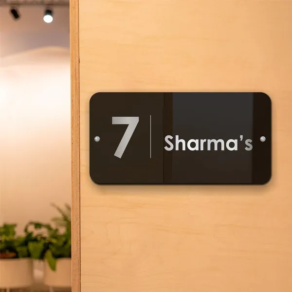 Black_Acrylic_Name_Plate_For_Home,_Office_&_Outdoor_Entrance(Size_10_x_5_Inch,_Black)