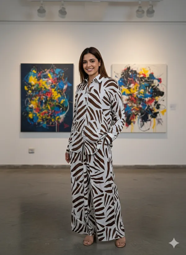 Button-Up_Tunic_and_Palazzo_Co-ord_Set_|_Elegant_Fierce_Grace_Tiger_Western_Wear_for_Women