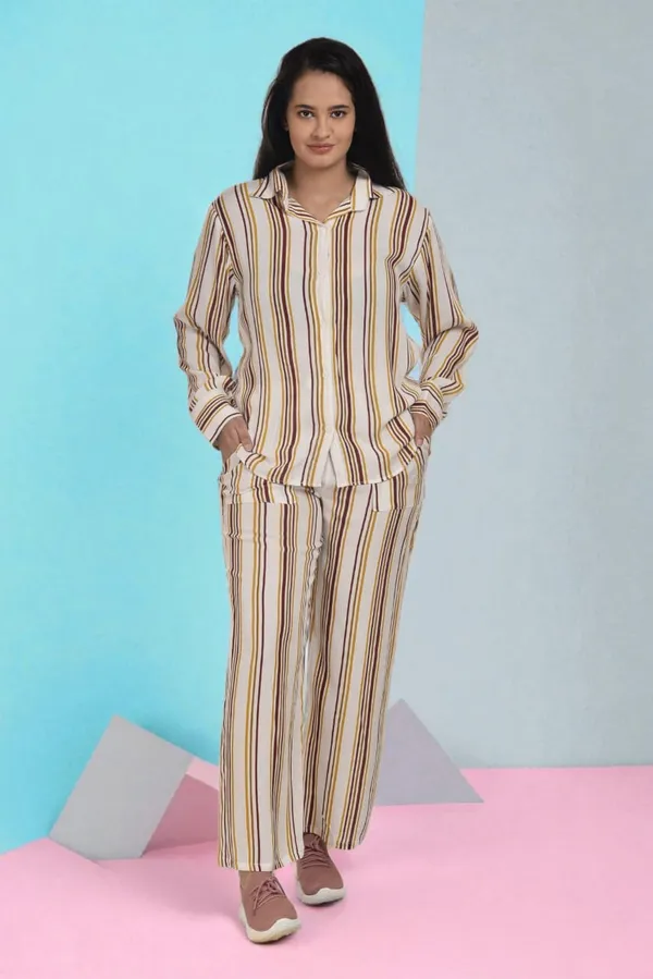 Button-Up_Tunic_and_Palazzo_Co-ord_Set_|_Elegant_Sun_Stripe_Western_Wear_for_Women
