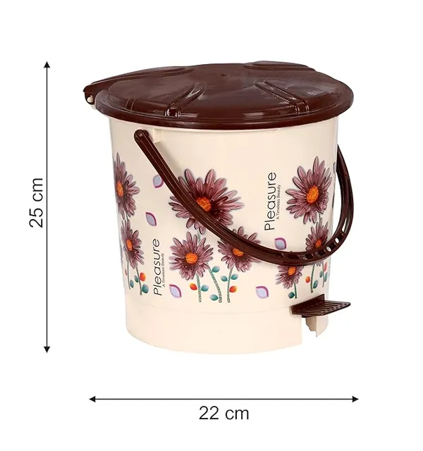 10_Piece_Set_for_Bathroom_(CREAM),_Complete_Durable_&_Stylish_Essentials_Bathroom_Accessories_Set_(5_Litre)