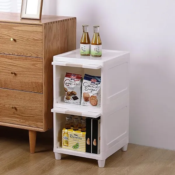 2_Units_Modular_Cabinet_Storage_Organizer_|_Foldable_Kid_Wardrobe_for_Cloth_&_Toys_|_Easy_to_Assemble_Closet_&_Space-Saving_Cupboard/Plastic_Almirah_for_Cloth_|_Ivory