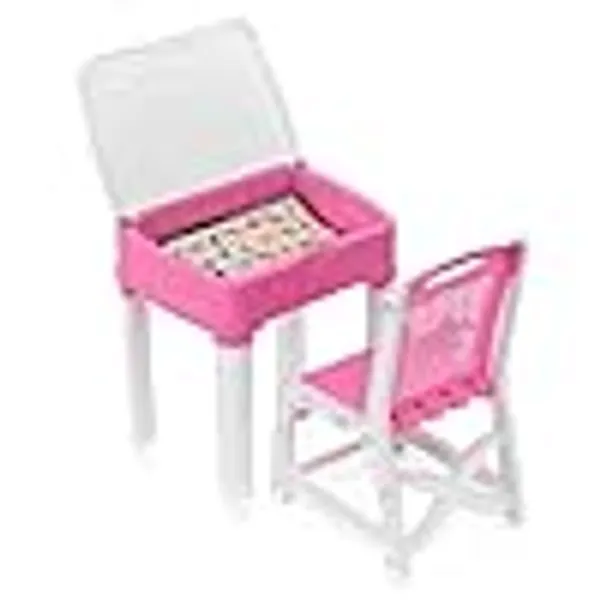 Pink_&_White_Plastic_Textured_Study_Table_For_Home