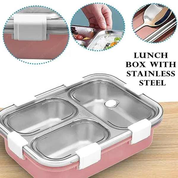 3_Compartment_Stainless_Steel_Lunch_Box_with_Steel_Cutlery_Inside,_Heating_&_Water_Insulation_Design_Use_for_Office,_School_&_Travelling,_750_ML_(Pink)