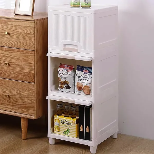 3_Units_Modular_Cabinet_Storage_Organizer_|_Foldable_Kid_Wardrobe_for_Cloth_&_Toys_|_Easy_to_Assemble_Closet_&_Space-Saving_Cupboard/Plastic_Almirah_for_Cloth_|_Ivory