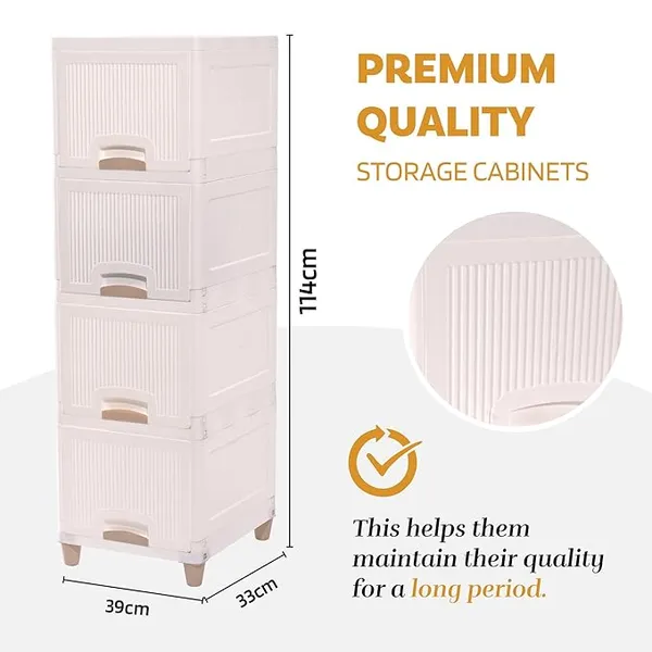 4_Units_Modular_Cabinet_Storage_Organizer_|_Foldable_Kid_Wardrobe_for_Cloth_&_Toys_|_Easy_to_Assemble_Closet_&_Space-Saving_Cupboard/Plastic_Almirah_for_Cloth_|_Ivory