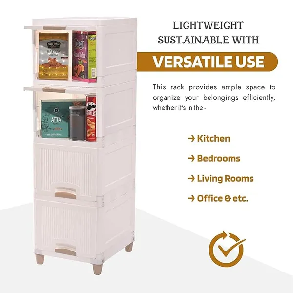 4_Units_Modular_Cabinet_Storage_Organizer_|_Foldable_Kid_Wardrobe_for_Cloth_&_Toys_|_Easy_to_Assemble_Closet_&_Space-Saving_Cupboard/Plastic_Almirah_for_Cloth_|_Ivory