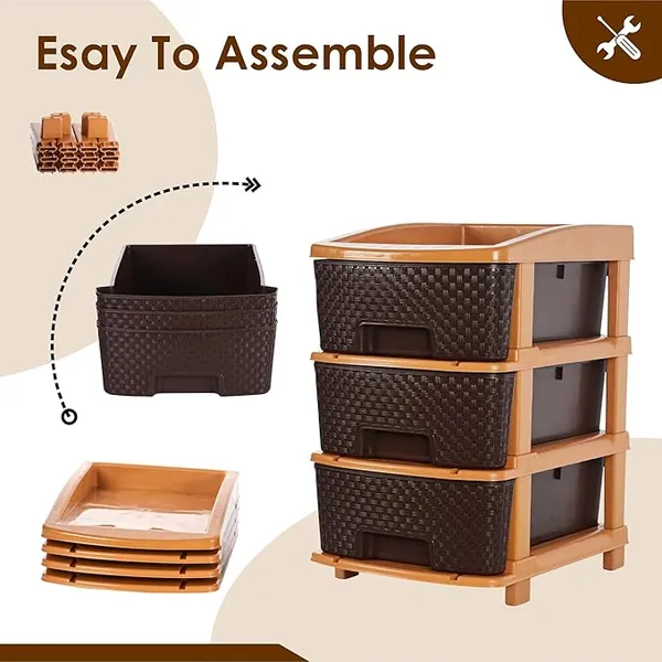 3_Layer_Brown_Plastic_Storage_Drawer_For_Office,_Home,_Kitchen