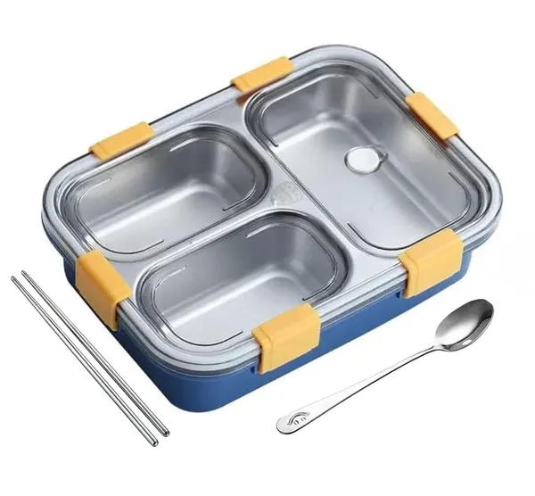 3_Compartment_Leak-Proof_BPA-Free_Stainless_Steel_With_Spoon_for_School_&_Office,_750_Ml_Capacity,_Includes_Chopsticks