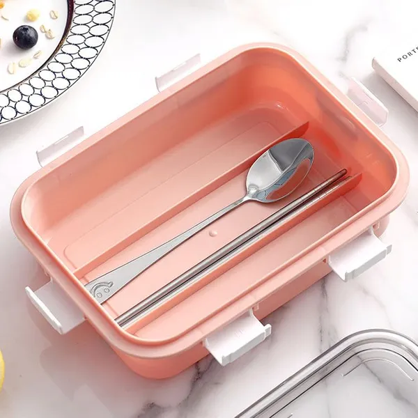 Sealed_Leakage_Proof_Stainless_Steel_Lunch_Box_with_Fork,Chopstick_&_Spoon_Lid_Office_Food_Container_2_Compartment_for_School_Kids_and_Adults,_750ml_(2_Compartment,_Pink)
