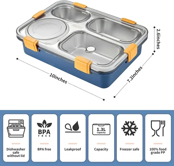 4_Compartment_Sealed_Leakage_Proof_Stainless_Steel_Lunch_Box_with_Fork,Chopstick_&_Spoon_Lid_Office_Food_Container(1250ml_)_|_for_School_Kids_and_Adults