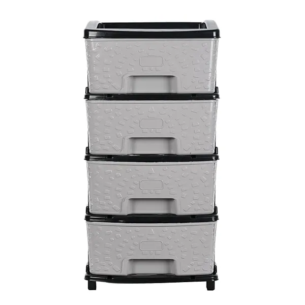 4_Layer_Black_&_Grey_Plastic_Storage_Drawer_For_Office,_Home,_Kitchen