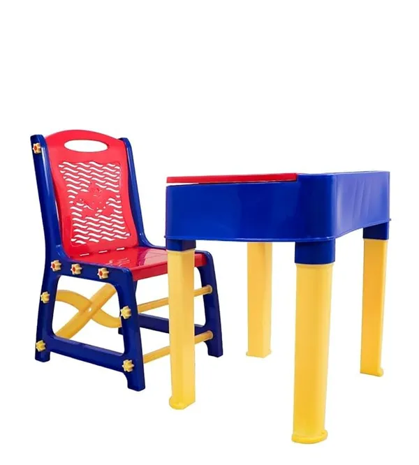 Red_&_Blue_Plastic_Textured_Study_Table_For_Home