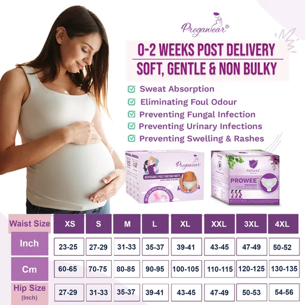 Pack_of_5+5_Pregawear_Postpartum_Panty_&_Disposable_Panties_Combo|_Heavy_Flow_&_Light_Discharge|_Soft_Breathable_Leak-Proof_Underwear_for_New_Mothers|_Comfortable_Rash-Free_Pregnancy_&_After_Delivery_Care