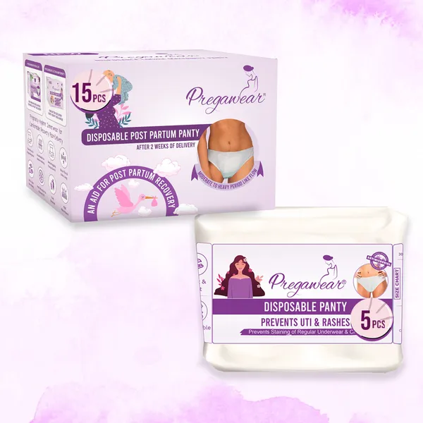 Pack_of_15+5_Pregawear_Post_Partum_Maternity_Panty_&_Disposable_Panties_Combo|_Leak-Proof,_Anti-Rash,_Antibacterial,_Antifungal_Hygiene_Underwear_for_Comfortable_Recovery|_After_Delivery_Skin-Friendly_Care