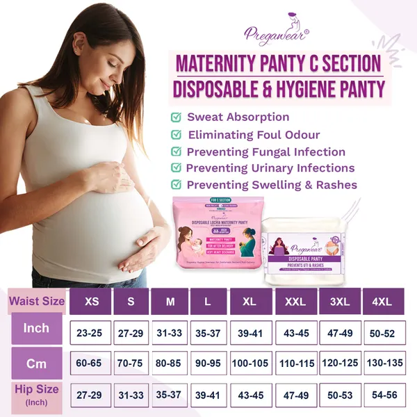 Pack_of_12+5_Pregawear_C_Section_Maternity_Panty_&_Disposable_Hygiene_Panties_Combo|_Low_Waist_High_Absorption|_Soft,_Secure,_Breathable_Pregnancy_Underwear|_New_Mothers_After_Birth|_During_&_Post_Delivery