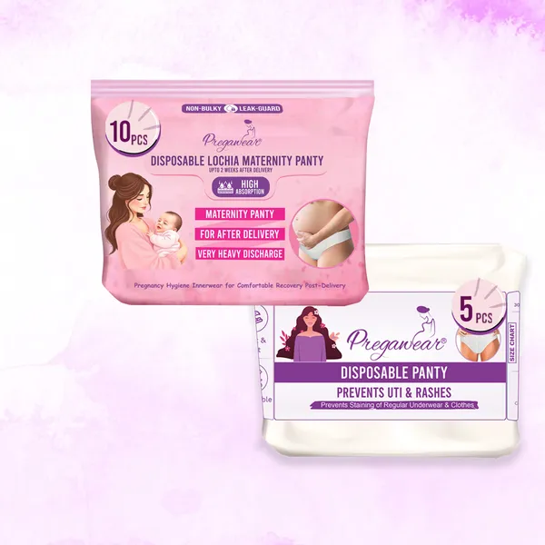 Pack_of_10+5_Pregawear_Lochia_Maternity_Panty__&_Disposable_Panties_Combo|_Leak-Proof,_Rash-Free,_Antifungal,_Antibacterial_Hygiene_Underwear_for_Comfortable_Recovery|_Skin-Friendly_After_Delivery_Care