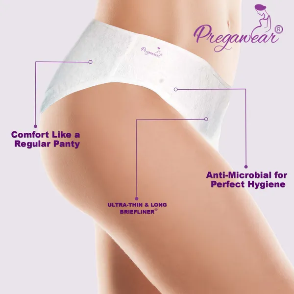 Pack_Of_20_Pregawear_Maternity_Panty|_Disposable_Period_Panties|_Postpartum_Underwear|_Heavy_Flow_&_Rash_Free_Periods|_Leak_Proof_Pads_After_Delivery|_Overnight_Protection|Toxic_Free_()