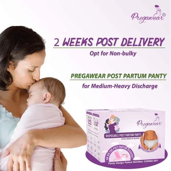 Pack_Of_20_Pregawear_Maternity_Panty|_Disposable_Period_Panties|_Postpartum_Underwear|_Heavy_Flow_&_Rash_Free_Periods|_Leak_Proof_Pads_After_Delivery|_Overnight_Protection|Toxic_Free_()
