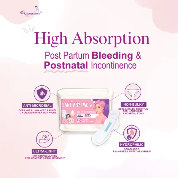 Pack_of_5+5_Disposable_Panty_&_Sanitary_Pad_Combo|_Heavy_Flow|Overnight_Protection