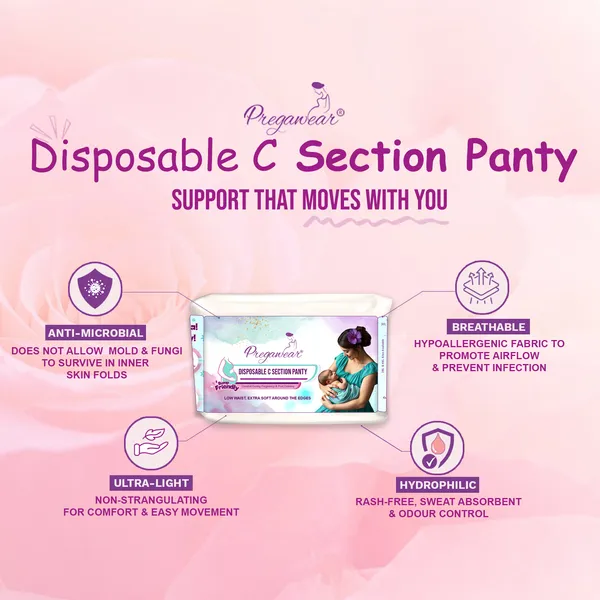 Pack_of_5_Pregawear_Disposable_C_Section_Panty_|_Low_Waist_Design_Pregnancy_Panties_for_Women|_Maternity_Panty_After_Delivery|_Soft,_Breathable,_Antibacterial_&_Antifungal_Full_Coverage_Underwear|_Caesarean_&_Normal_Delivery_New_Mothers