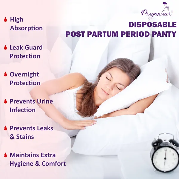 Pack_of_5_Pregawear_Post_Partum_Period_Panty|_Heavy_Flow_360_Coverage_|Overnight_Protection_Leak_Proof_Period_Panties|_Post_Delivery_Disposable Underwear