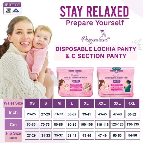 Pack_of_5+4_Pregawear_Lochia__&_CS_Maternity_Panty_Combo|_Disposable_Postpartum_Underwear_for_Normal_Delivery_&_C-Section_Recovery|_Antifungal,_Antibacterial,_Breathable,_Leak-Proof_Panties_for_New_Mothers