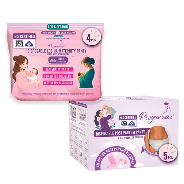 Pack_of_4+5_Pregawear_C-Section_Maternity_Panty_&_Disposable_Postpartum_Panty_Combo_|_Low_Rise_C_Section_Underwear_with_Ultra_Thin,_Leak-Proof,_Antibacterial_Antifungal_Mid_Waist_After_Delivery_Care