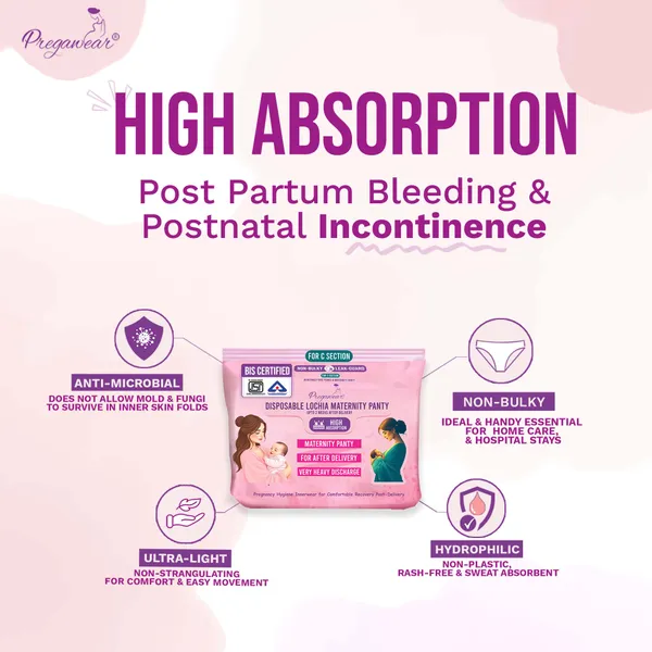 Pack_of_8+5_Pregawear_C_Section_Maternity_Panty_&_Disposable_Hygiene_Panties_Combo|_Low_Waist_High_Absorption|_Soft,_Secure,_Breathable_Pregnancy_Underwear|_New_Mothers_After_Birth|_During_&_Post_Delivery