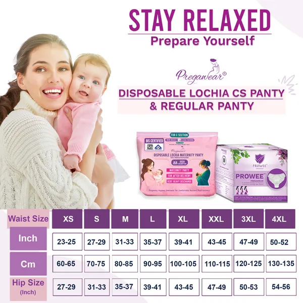 Pack_of_8+5_Pregawear_C_Section_Maternity_Panty_&_Disposable_Hygiene_Panties_Combo|_Low_Waist_High_Absorption|_Soft,_Secure,_Breathable_Pregnancy_Underwear|_New_Mothers_After_Birth|_During_&_Post_Delivery