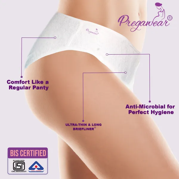 Pack_Of_10_Pregawear_Maternity_Panty|_Disposable_Period_Panties|_Postpartum_Underwear|_Heavy_Flow_&_Rash_Free_Periods|_Leak_Proof_Pads_After_Delivery|_Overnight_Protection|Toxic_Free
