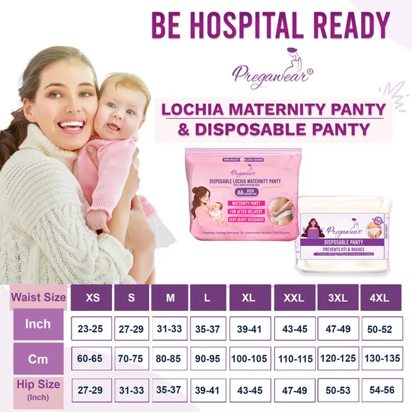Pack_of_5+5_Pregawear_Lochia_Maternity_Panty__&_Disposable_Panties_Combo|_Leak-Proof,_Rash-Free,_Antifungal,_Antibacterial_Hygiene_Underwear_for_Comfortable_Recovery|_Skin-Friendly_After_Delivery_Care