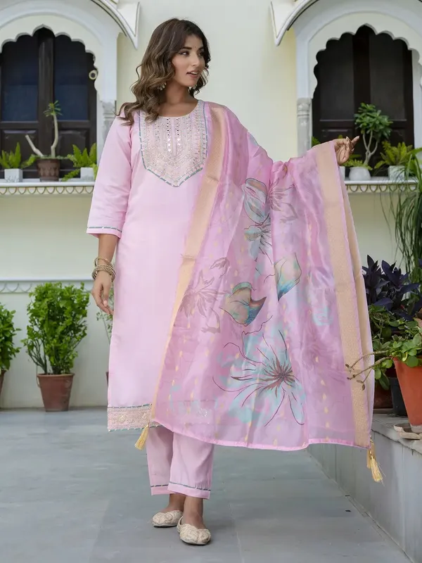 PINK_COTTON_EMBROIDERED_KURTA_PANT_AND_DUPATTA_SET
