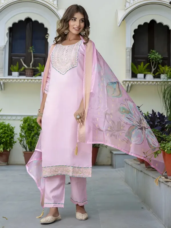 PINK_COTTON_EMBROIDERED_KURTA_PANT_AND_DUPATTA_SET
