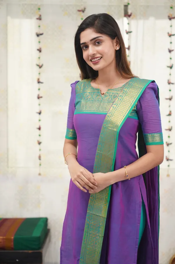 Wine_Kurta__with_Dupatta