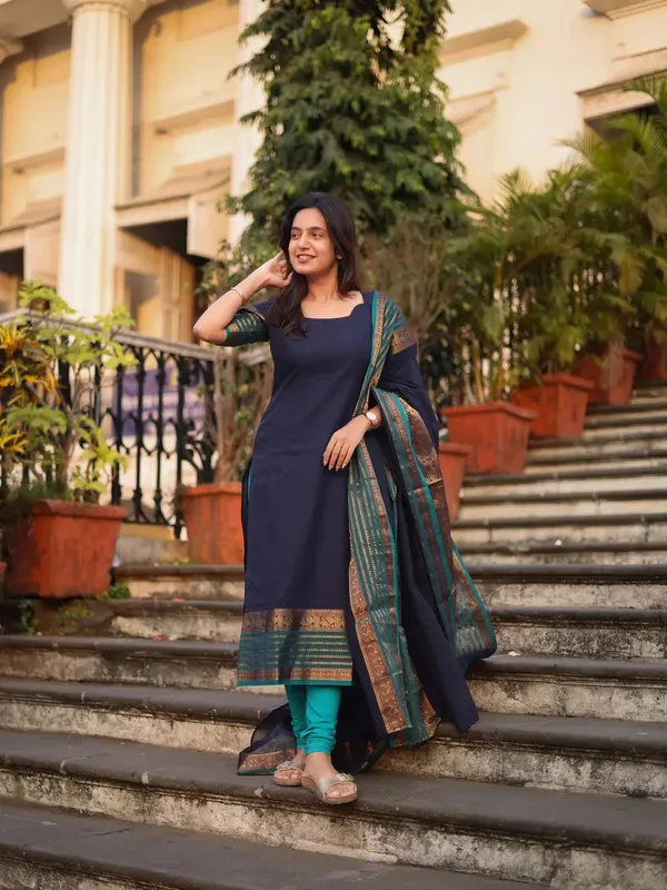Blue_Kurta_Set_with_Dupatta