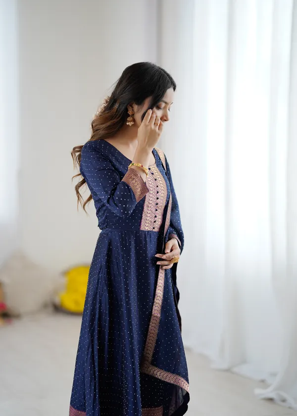 Navy_Blue_Kurta_&_Pant_Set_with_Dupatta