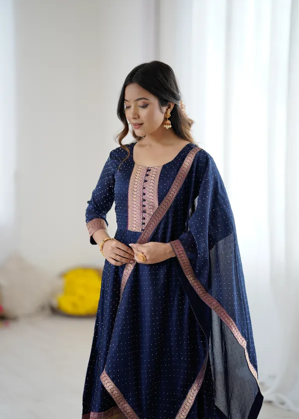 Navy_Blue_Kurta_&_Pant_Set_with_Dupatta