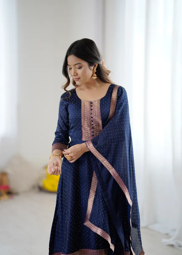 Navy_Blue_Kurta_&_Pant_Set_with_Dupatta